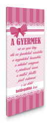 4 Decor Tablou canvas 20x50cm - A gyermek
