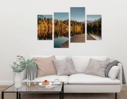 4 Decor Tablou canvas 4 piese - Ponton - Lichidare