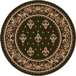 LOTOS Covor Lotos, Model Bisericesc, 15033, Verde, Rotund, Diverse Dimensiuni, 1800 gr mp (2211698849972) Covor