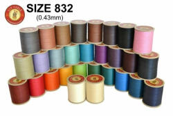 Fil Au Chinois Ata de cusut piele Fil Au Chinois Cable Linen N°832 0.43 mm 25 m (Culoare ata: Red) (CHLIN_CAB_BO_832_128)