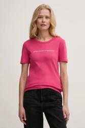 United Colors of Benetton pamut póló női, piros, 3GA2E16A2 - rózsaszín S - answear - 5 390 Ft