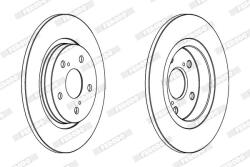 FERODO Disc frana FERODO DDF1755C (DDF1755C)