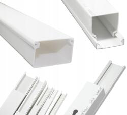 ELS Elektrotechnika Villanyszerelési Léc Kábelcsatorna Vályú Fedél 15x10 2m Fehér Bkk (CNL-C-15010)