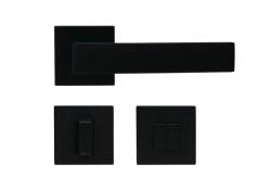 Richter Czech WC kilincs, alumínium, matt fekete, 32-58mm ajtóhoz (8592218039702)