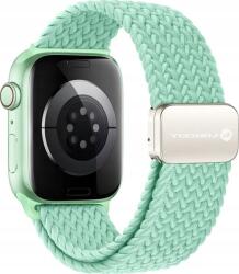 ForCell F-Design FA02 Apple Watch 38/40/41mm nylon mágneses szíj, pisztáciazöld ( )