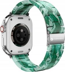 ForCell F-Design FA04 Apple Watch 42/44/45/49mm márvány mintás szíj, zöld ( )