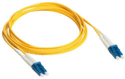 Legrand Patch kábel optika OS1/OS2 (UPC) monomódusú LC/LC duplex 9/125um LSZH (LSOH) sárga 2 méter LCS3 Legrand 032607 (032607)