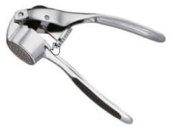 Bohmann Presa de usturoi Bohmann din inox+silicon negru (BH 7719)