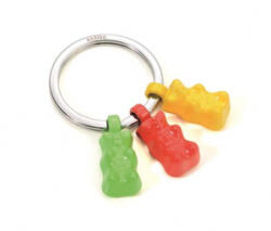 TROIKA Kulcstartó, 3 charm dísszel, 'Haribo' (TROHBK03CO)