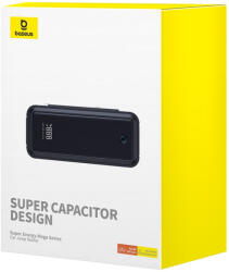 Baseus Super Energy Mega 3000A 12V Szuperkondenzátoros Indító USB-C / EC8 / DC - Szürke (AT6932172648848)