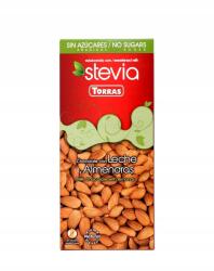 TORRAS Tejcsokoládé mandulával steviával 125 g Torras (8410342002266)