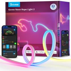 Govee GOVH61D3 3m Neon előre telepített smart szalagfény (GOVH61D3)