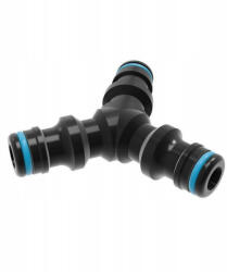 Cellfast ERGO T Elosztó Kerti Slaghoz 1/2", 3/4", 3/8" PVC Gyorscsatlakozóval
