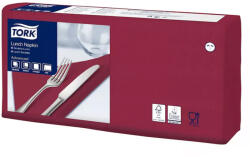 Tork Szalvéta 2 rétegű 1/4 hajtás lapméret: 32, 8 x 32, 5 cm 200 lap/csomag Lunch Tork_477213 bordó (477213)