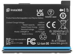 Insta360 ONE X3 akkumulátor (CINAQBT/A) (CINAQBT/A) (CINAQBT/A)