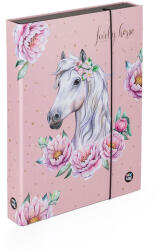KARTON P+P Füzetbox A/4 4, 5 cm Horse Romantic (AAD375)