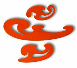 ARK Görbevonalzó Készlet 3 Darab/Készlet (BP247460000)