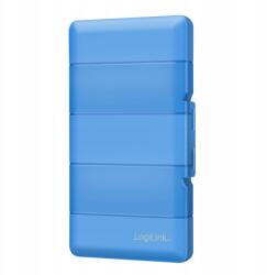 LogiLink védőtok 4 db M. 2 SSD-hez, ütésálló, kék (UA0417)