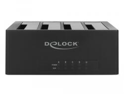 Delock USB Type-C? Dokkoló Állomás 4 x SATA HDD / SSD számára (63930) (63930)