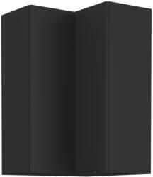  Felső sarokszekrény fekete, SIBER 60x60 GN-90 2F (KD-0000393059)