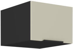 Felső szekrény, cashmere/fekete, ARAKA 50 NAGU-36 1F
