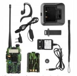Baofeng UV-5R HTQ Camov Walkie Talkie - Terepmintás (R BF UV-5R 5W HT CAMO) (R BF UV-5R 5W HT CAMO)