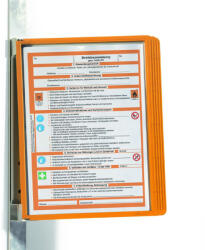 DURABLE Bemutatótábla tartó DURABLE VARIO® MAGNET WALL 5, narancssárga (591409) - nyomtass-olcson