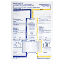  Baleseti bejelentő lap A/4, 2 példányos (50829) - nyomtass-olcson