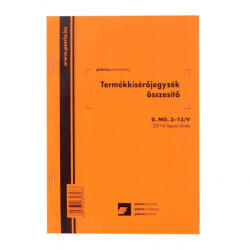  D. Mg. 3-13/v Termékkisérő Jegyzék összesítő 25x4 Lapos (termekkisero) - nyomtass-olcson