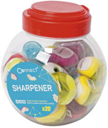 Connect Hegyező tartályos műanyag CONNECT egylyukú, különféle színek (000003762) - nyomtass-olcson