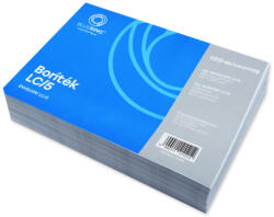 Bluering Boríték LC/5 szilikonos bélésnyomott 162×229mm, Bluering®, fehér 100db/csom (47690) - nyomtass-olcson
