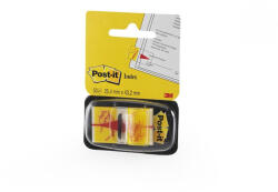 3M Jelölőcímke Műanyag 50lap 25, 4x43, 2mm Aláírás Ikon 3m Post-it (568031)