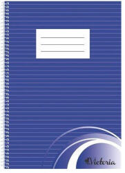 Spirálfüzet, A4, vonalas, 70 lap, VICTORIA (ISVFS70V)