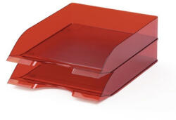 DURABLE Irattálca DURABLE BASIC, áttetsző piros (1701672003) - nyomtass-olcson