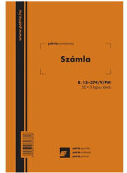  Számlatömb kp. egy ÁFA-s 50x2 A5 álló -B1 (3270023DB) - nyomtass-olcson