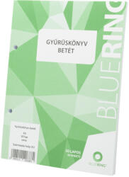 BLUERING Gyűrűskönyv Betét A5 50lap Sima (1017330) - nyomtass-olcson