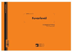  D. Gépjármű 17/V fuvarlevél, 50x3 lapos, A/4, fekvő (NY151) - nyomtass-olcson