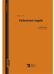  Nyomtatvány, felmérési napló, 25x5, A4, VICTORIA 'D. 7570-104 (NVD7570104DB) - nyomtass-olcson
