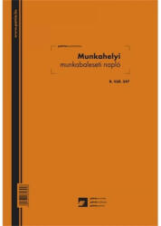  Munkahelyi munkabaleseti napló 24 lapos füzet A/4 (BVALL347) - nyomtass-olcson