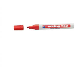 edding Lakkmarker 750 Kerek Hegy 2-4mm Piros Edding (7580096002)