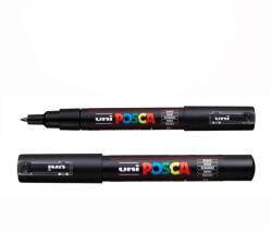 uni Dekormarker UNI POSCA PC-1M fekete (2UPC1MF) - nyomtass-olcson