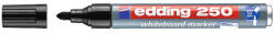 Tábla- és flipchart marker, 1-3 mm, kúpos, EDDING "250", fekete