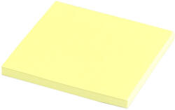 Evo Jegyzettömb static, ragasztó nélkül tapadó 100 lap 75x75 mm neon sárga (EV6C20GA)