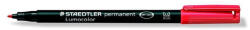  Alkoholos marker, OHP, 1 mm, STAEDTLER "Lumocolor 317 M", piros (TS3172)