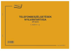  C. 5230-41 Telefonbesz. Nyilvántartása (ny5230) - nyomtass-olcson