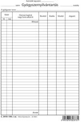  C. 3410-194 Gyógyszernyilvántartás A/5 (nyc3410194) - nyomtass-olcson