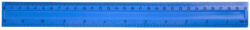 Vonalzó 30cm, műanyag kék (53450) - nyomtass-olcson