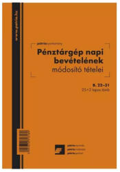  B. 22-31 Pénztárgép Napi Bevétel Mód (ny159) - nyomtass-olcson