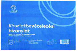 Bluering Készletbevételezési bizonylat A5 25x4 12-111/V. 8 tételes (51721) - nyomtass-olcson
