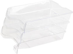 BLUERING Irattálca Műanyag 355 Víztiszta 355x255x60mm (350 Transparent)